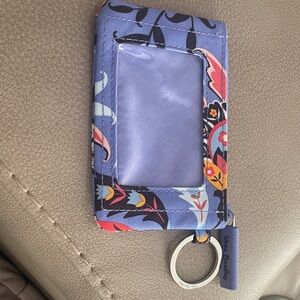 Vera Bradley Mural Garden Zip ID Holder